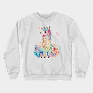 Llama Love Crewneck Sweatshirt